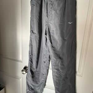 Boys gray fleece lined track pants 14/16